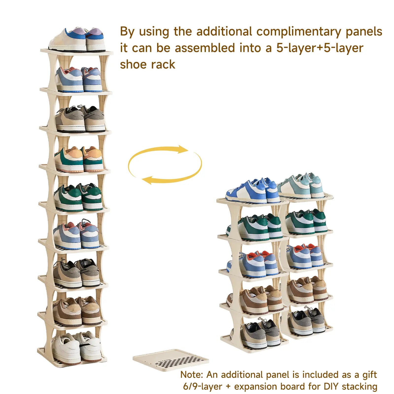 UFORU 6/9-layer vertical detachable shoe storage rack 1 modern shoe rack shoe cabinet gift storage rack home storage rack home storage supplies Footwear Organization