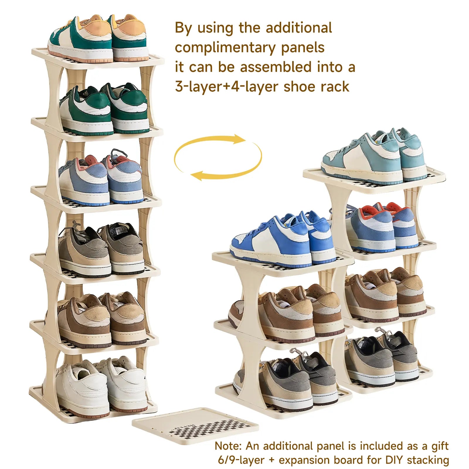 UFORU 6/9-layer vertical detachable shoe storage rack 1 modern shoe rack shoe cabinet gift storage rack home storage rack home storage supplies Footwear Organization