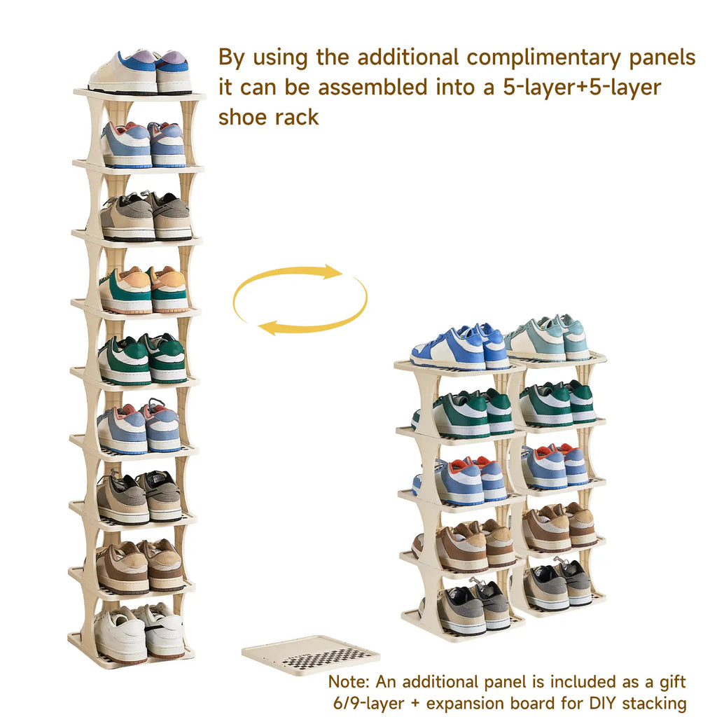 UFORU 6/9-layer vertical detachable shoe storage rack 1 modern shoe rack shoe cabinet gift storage rack home storage rack home storage supplies Footwear Organization