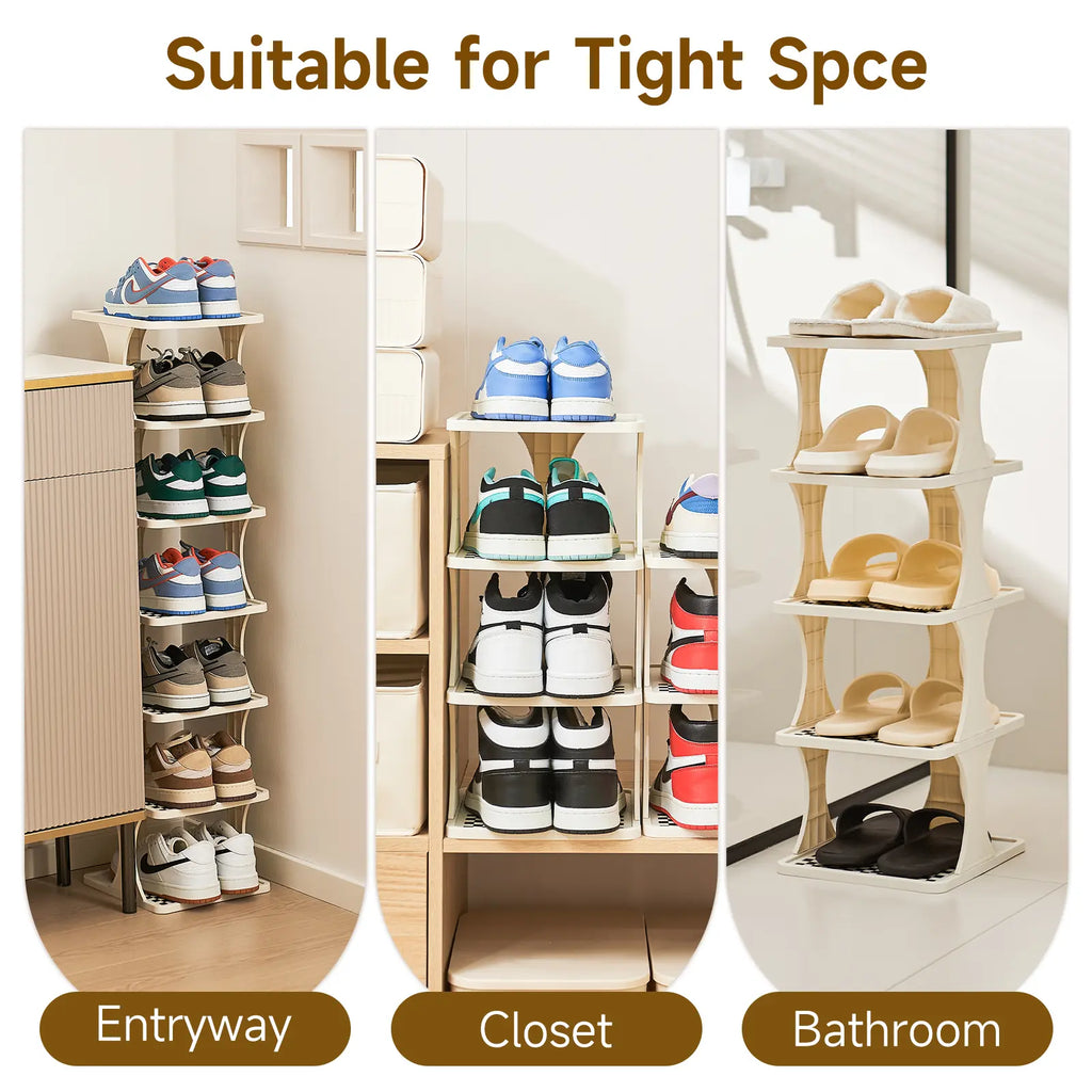 UFORU 6/9-layer vertical detachable shoe storage rack 1 modern shoe rack shoe cabinet gift storage rack home storage rack home storage supplies Footwear Organization