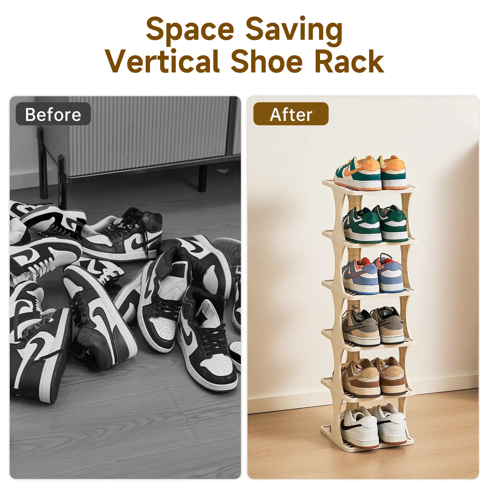 UFORU 6/9-layer vertical detachable shoe storage rack 1 modern shoe rack shoe cabinet gift storage rack home storage rack home storage supplies Footwear Organization