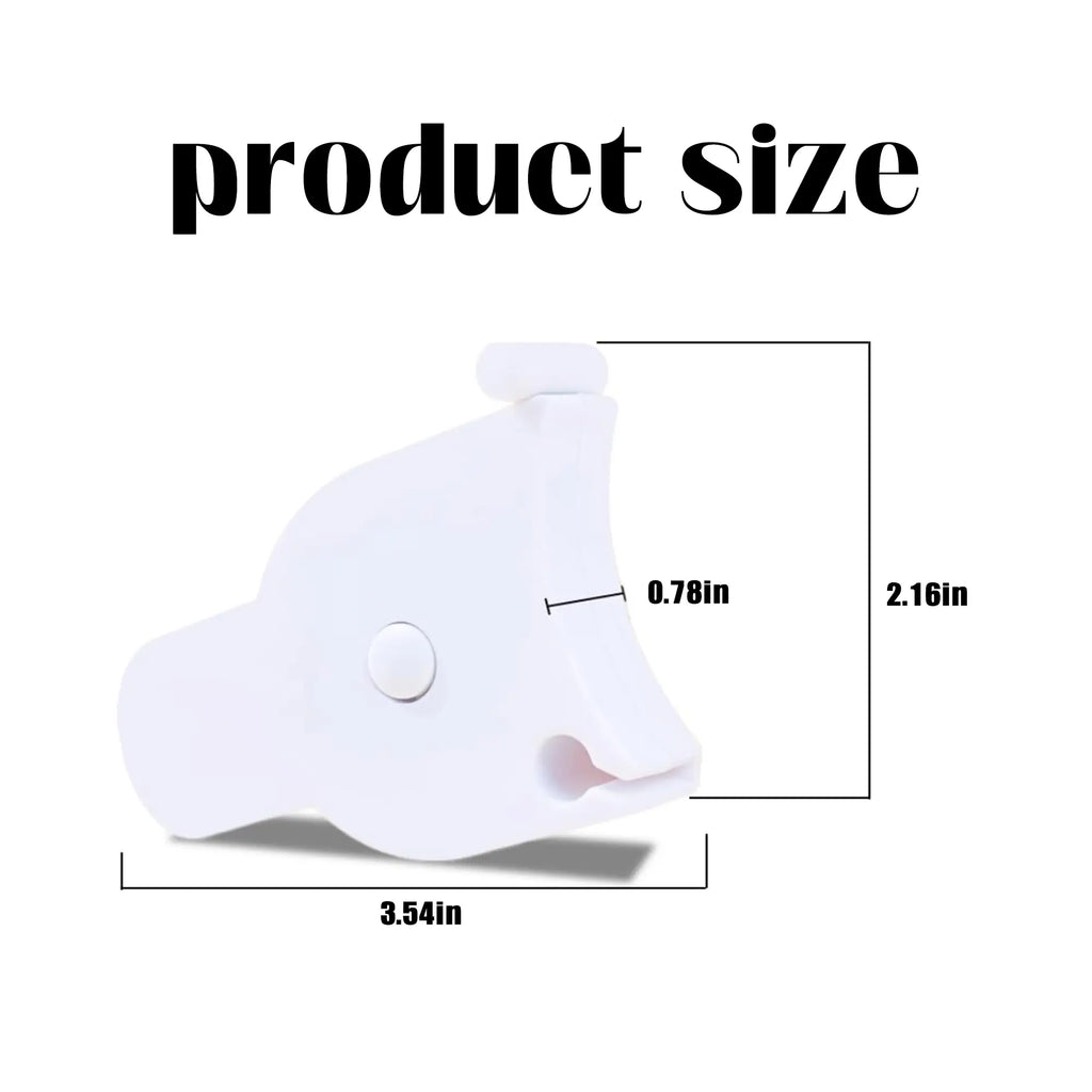 Body Measuring Tape 60 Inch, White,3D Automatic Lock for Accurate Waist/Hip Measurements