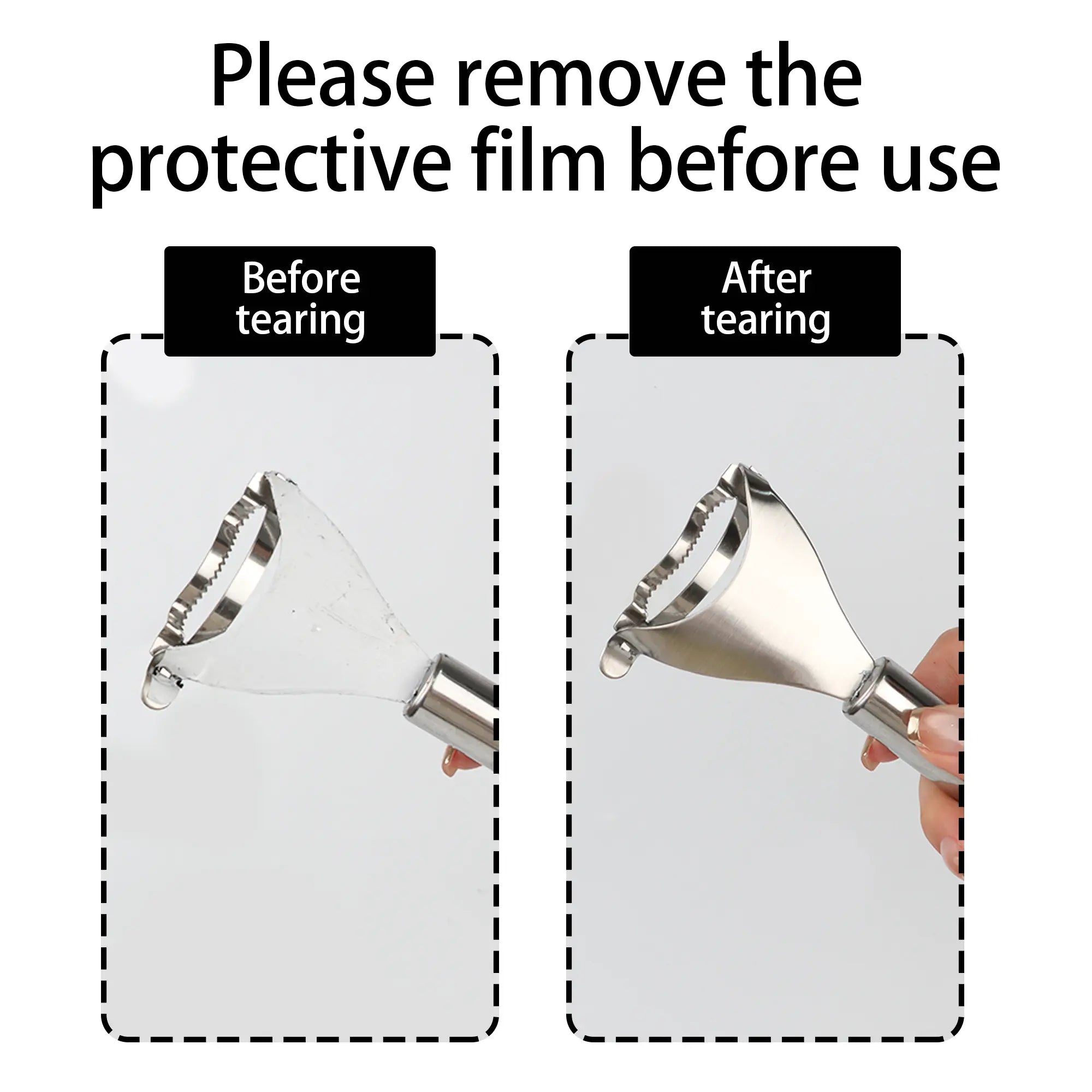 2 Counts Corn Peeler, Commercial Corn Processing Tool - USDA Approved for Food Service Industry